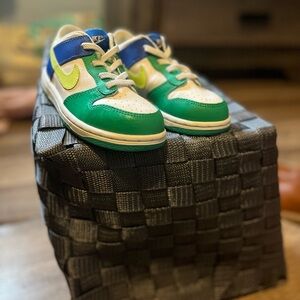 Nike dunk kids size 10c worn 2-3 times
